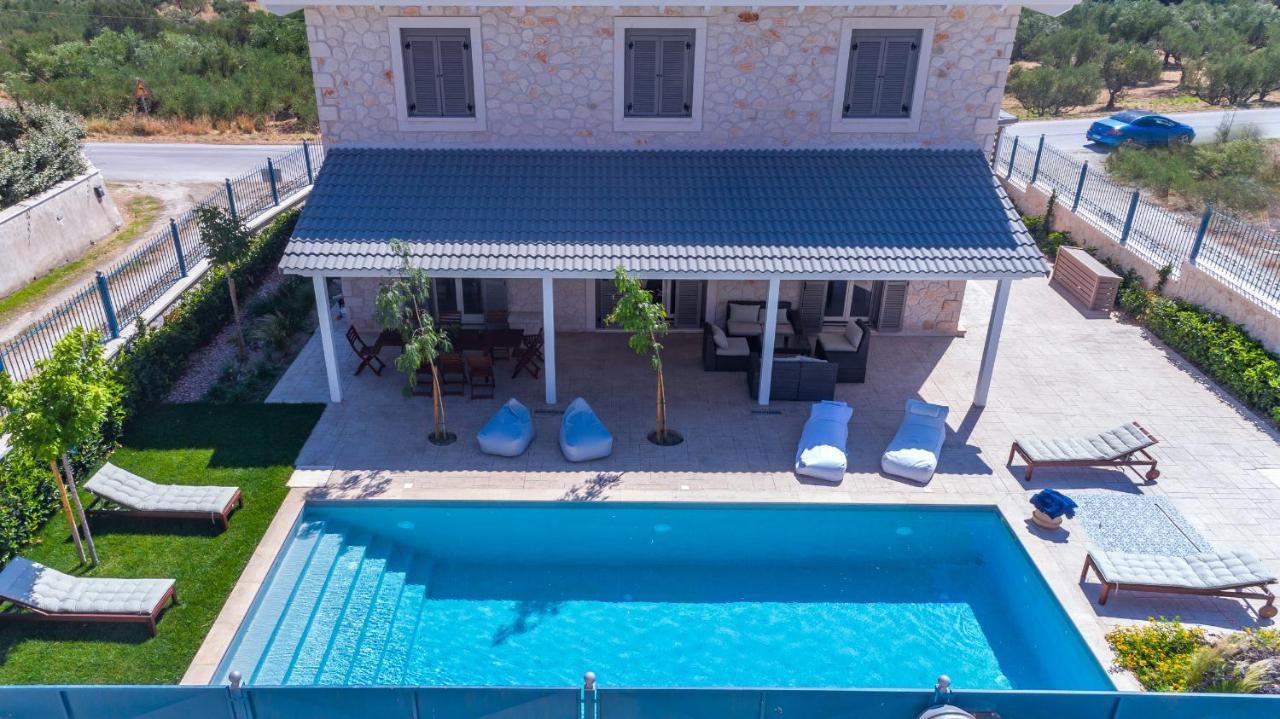 Zante Soleil - High-End Stone Villa With Swimming Pool Lagopodhon Exterior photo