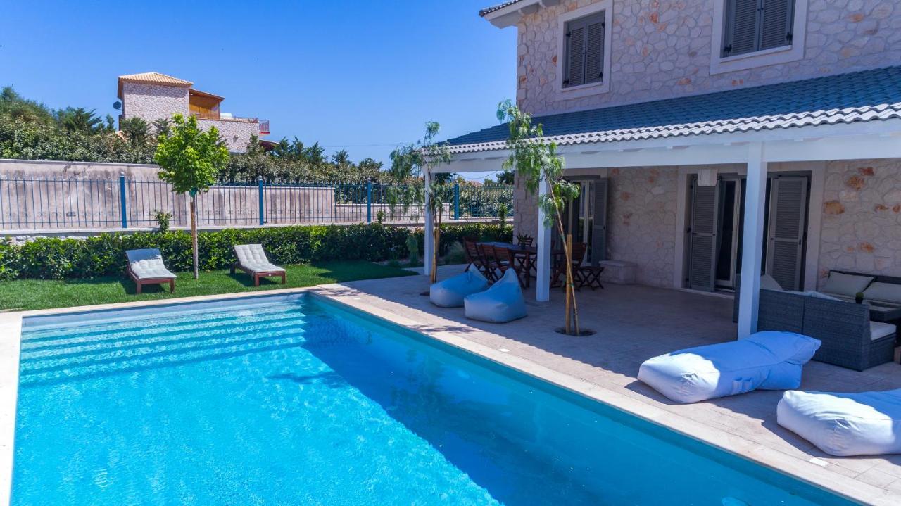 Zante Soleil - High-End Stone Villa With Swimming Pool Lagopodhon Exterior photo