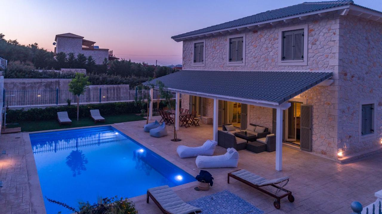 Zante Soleil - High-End Stone Villa With Swimming Pool Lagopodhon Exterior photo