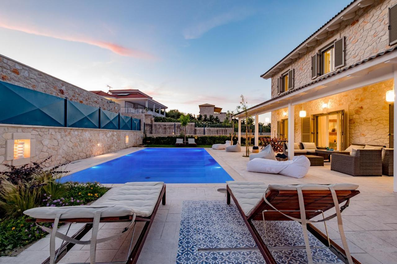 Zante Soleil - High-End Stone Villa With Swimming Pool Lagopodhon Exterior photo